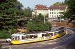 Stuttgart 513 + 523, Hohnheimer Straße, 04.09.1987.