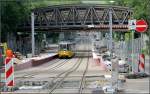 Am Stuttgarter Nordbahnhof -    Fortgeschrittener Bauzustand der Stadtbahnhaltestelle  Nordbahnhof  im mittleren Abschnitt der zukünftigen U15.