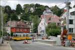 Stadtbahnausbau U15 -     Der Stadtauswärtsbahnsteig der Haltestelle  Payerstraße  befindet sich im Bau.