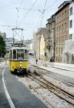 Stuttgart SSB SL 15 (Maschinenfabrik Esslingen-GT4 Typ 31.2 434) Alexanderstraße am 28.