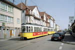 Stuttgart SSB SL 15 (GT4 Typ 31.2 424 + 451) Zuffenhausen, Stammheimer Straße / Salzwiesenstraße am 28.