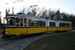 SSB DoT4 917 als Museumslinie 21/23 am 05.12.2009 an der Ruhbank (Fernsehturm) auf dem Rückweg ins Straßenbahnmuseum nach Bad Cannstatt.
