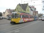 GT 4 - 403 zwischen Salzwiesen - und Wimpfener Strae am 01.12.2007