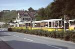 Stuttgart SSB SL 2 (Bw Typ 82.3 + Tw Typ DoT 4) Obere Ziegelei, In den Ringelgärten / Schmidener Straße im Juli 1979.