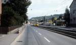 Stuttgart SSB SL 9 (GT4) Hedelfinger Strasse im Juli 1979.