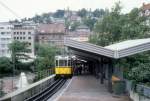 Stuttgart SSB Zahnradbahn SL 10 (Tw 105) Marienplatz (Endstelle) am 1.