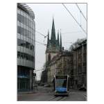 Ein kleiner Straßenbahnbetrieb -

Combino-Straßenbahn in Ulm; auf der einzigen Straßenbahnlinie dieser Stadt, die aber jetzt verlängert wird. 

15.03.2008 (J)