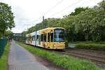 VGF Bombardier Flexity Classic S Wagen 267 am 22.05.21 in Frankfurt am Main