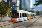 VGF Bombardier Flexity Classic S-Wagen 248 am 24.09.22 in Frankfurt am Main