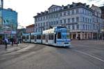 RNV Düwag MGT6D 3263 am 21.12.19 in Heidelberg 