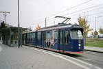 Augsburg Stadtwerke Augsburg SL 2 (MAN/DÜWAG/Siemens GT8 804) Augsburg West am 17.