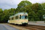 VGF Düwag O Wagen 111 am 18.09.22 bei einer HSF Sonderfahrt in Frankfurt am Main