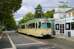 VGF Düwag O Wagen 111 am 18.09.22 bei einer HSF Sonderfahrt in Frankfurt am Main