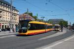 AVG Stadler Citylink Stadtbahnwagen 395 am 20.08.20 in Karlsruhe Hbf Vorplatz  