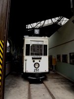 TW 251 im Straßenbahnmuseum Chemnitz den 02.06.2012.
