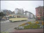 Am 24.03.2007 legte der L-Triebwagen 124 (ex 224 DÜWAG 1956) bei einer Sonderfahrt auch einen Fotohalt an der Wendeschleife der Haltestelle Zoo ein.