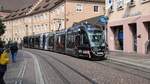 Freiburg im Breisgau - Straßenbahn CAF Urbos 301 - Aufgenommen am 01.09.2018
