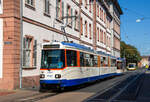 Darmstadt     HEAG mobilo ST 12 9120 + 9451 als Linie 5, Luisenstrase, 07.09.2023 