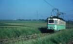 END Straßenbahn Esslingen-Nellingen-Denkendorf__Tw 8 in den Feldern (> Filder) bei Haltestelle 'Hagenäcker' nach Neuhausen unterwegs.__09-06-1976