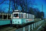 END Straßenbahn Esslingen-Nellingen-Denkendorf__Die aber auch nach Scharnhausen und Neuhausen fuhr.__Tw 4 in der Haltestelle 'Krähenbach'.
