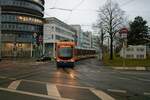 RNV Bombardier Variobahn RNV8 Wagen 3283 am 21.12.22 in Heidelberg Hbf Vorplatz