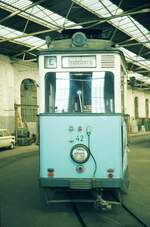 HSB_ Wagenhalle_mit Tw 42__25-03-1972