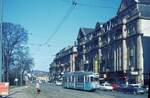 HSB__Gt6_214 in der City, im Vordergrund Gleisanlagen der OEG__25-03-1972