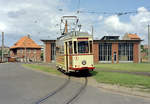 Kiel KVAG Tw 221 im Straßenbahnbetriebsbahnhof am 9.