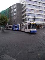 Mainzer Straßenbahn am 30.10.12 auf der Linie 51 am Hbf unterwegs  