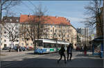 29 Jahre fuhr hier keine Straßenbahn -    1997 wurde die sogenannte Osttangente zwischen Max-Weber-Platz und Ostfriedhof in München wiedereröffnet; schon 1968 wurde diese Strecke