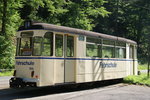 Kirnitzschtalbahn Wagen 199 am 23.06.16 in Bad Schandau. Dieses Foto hat ein Freund von mir gemacht und ich darf es veröffentlichen.