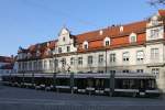 Augsburger Straenbahn vor der Canisius-Schule. 
28.4.12