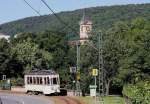 Bad Dürkheim 31.05.2014  Auch Oldtimer Tram TW 1122 unternahm während des Dampfspektakels in der Pfalz einige Sonderfahrten.