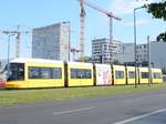 Flexity Nr. 8001 der BVG in Berlin am 08.06.2016