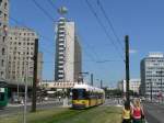 Straenbahn in der Karl-Liebknecht-Strae am 10.6.2007