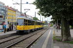 Berlin BVG SL 67 (KT4D 6155 + KT4D) Niederschöneweide, Michael-Brückner-Straße (Hst.