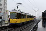 Berlin BVG SL M6 (KT4D + KT4D) Prenzlauer Berg, Landsberger Allee / S-Bf Landsberger Allee / Storkower Straße (Hst.