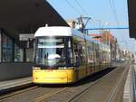 Flexity Nr. 9002 der BVG in Berlin am 30.03.2019