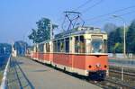 Berlin 223 004 + 269 033 + 269 025, An der Wuhlheide, 10.10.1991.
