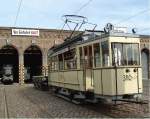 Wagen 3110 wartet am 30.03.2002 in der Sonne des Betriebshofs Pankow in der Sonne.