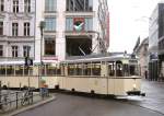 REKO-Strassenbahnzug biegt von der Endstelle Kupfergraben kommend in die Friedrichstrasse ein, 2007