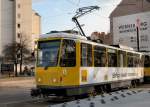 TATRA T6A2 - hier 2006 noch im Planmigen Einsatz in Berlin-Schneweide, Spreebrcke