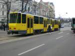 Berlin: Straenbahnlinie 60 nach S-Bahnhof Adlershof am S-Bahnhof Friedrichshagen.