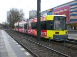 Berlin: Straenbahnlinie 16 nach Ahrensfelde am S-Bahnhof Marzahn.
