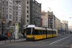 Berlin - BVG/Linie M1 - 1075 an der Hst. U Oranienburger Tor, in der Friedrichstr., am 25.02.2011 