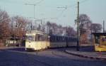 Berlin (Ost) BVB SL 25 (Sw/LEW-Tw 217 269-7) Friedrichshagen, S-Bf Friedrichshagen am 3. November 1973. - Scan eines Diapositivs. Kamera: Minolta SRT-101.