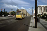 Berlin BVG SL 1E (KT4Dt 7013) Mitte, Weidendammer Brücke im Mai 1998.