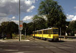 Berlin BVG SL 23 (KT4D) Wedding, Louise-Schroeder-Platz im August 1996.