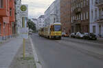 Berlin BVG SL M8 (KT4D 6137) Mitte, Wöhlertstraße im Juli 2005. - Scan eines Diapositivs. Film: Kodak Ektachrome ED 3. Kamera: Leica CL.