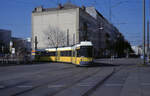 Berlin BVG SL M2 (GT6-97 1065) Mitte, Alte Schönhauser Straße / Torstraße im März 2005.